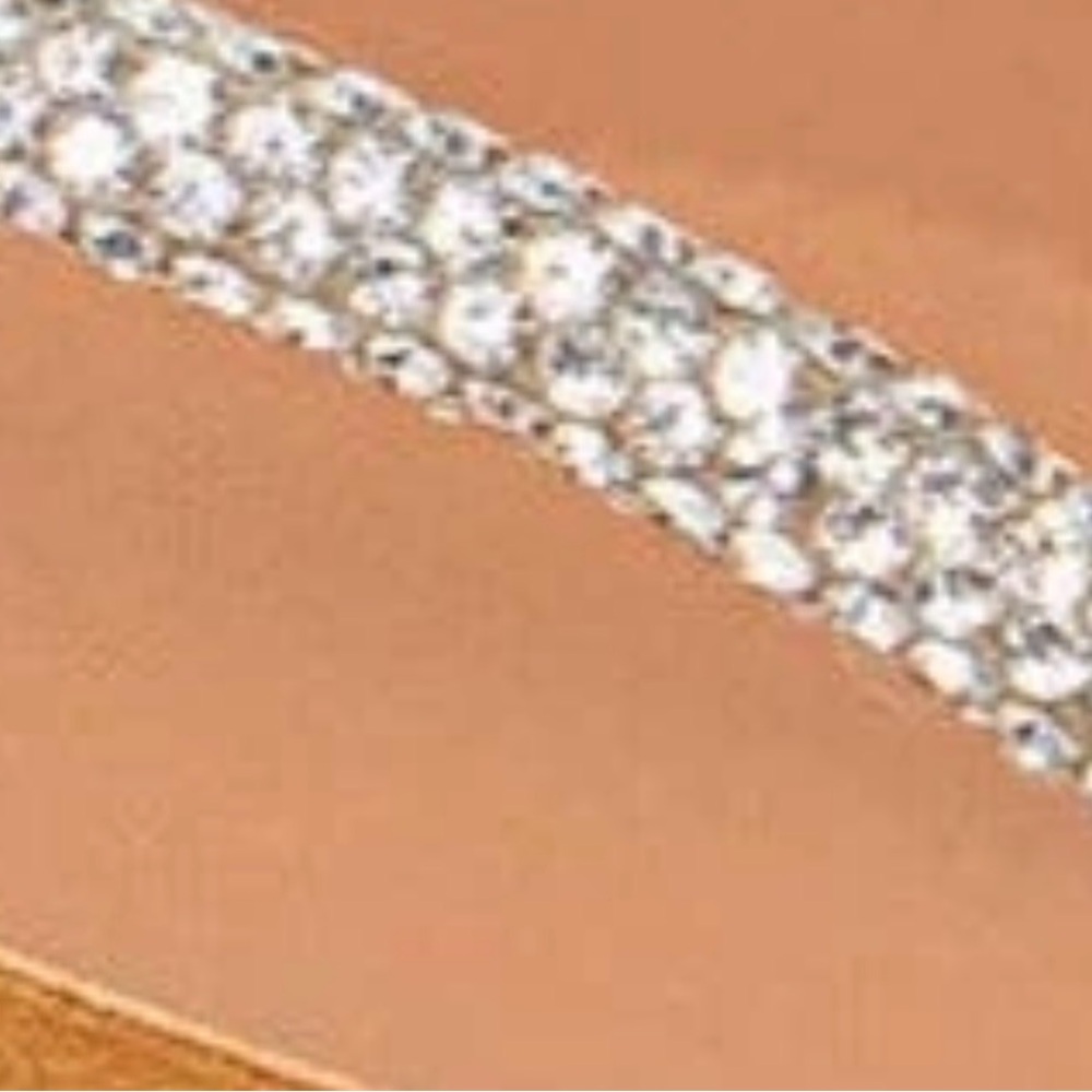 STAUD Tan Suede Strappy Heeled Sandals Rhinestone laurel Crystal heel size 38.5 - Picture 15 of 16